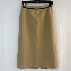 Loft Women’s Tan Long Skirt Size 4P